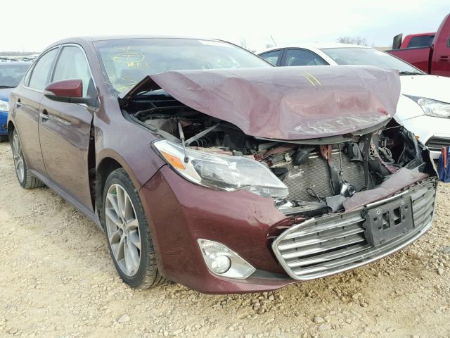 4T1BK1EB9EU112939 - 2014 TOYOTA AVALON BAS MAROON photo 1