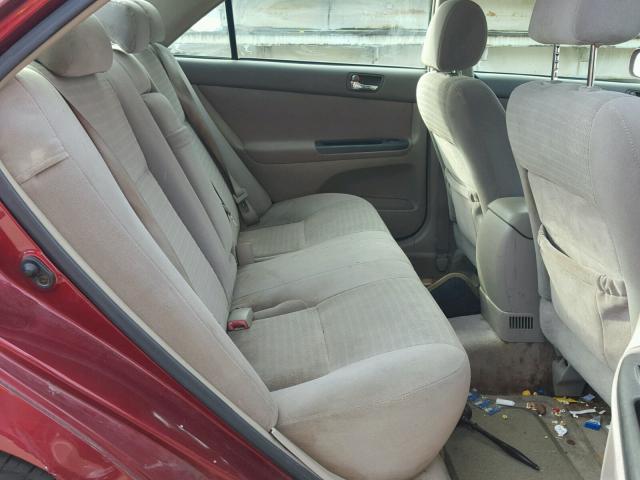 4T1BE32K25U407369 - 2005 TOYOTA CAMRY LE ბურგუნდია ფოტო 6