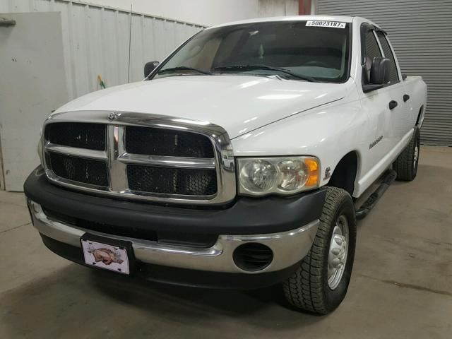 3D7KU28C24G109963 - 2004 DODGE RAM 2500 S WHITE photo 2