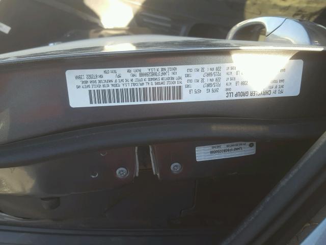 1J4NF1FB0BD280088 - 2011 JEEP COMPASS SP GRAY photo 10