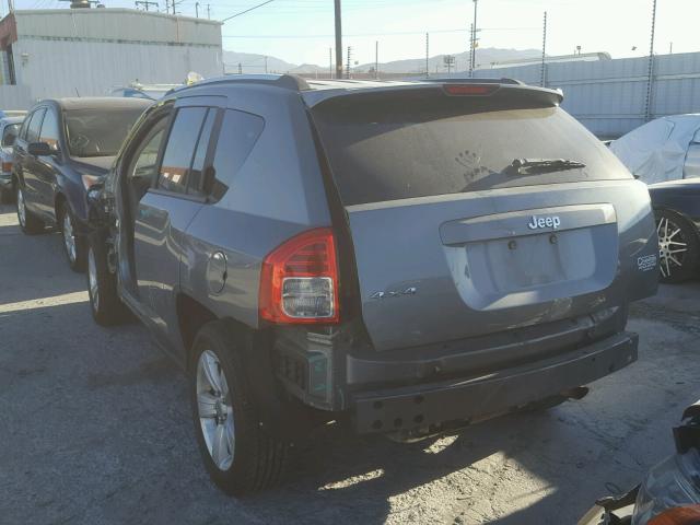 1J4NF1FB0BD280088 - 2011 JEEP COMPASS SP GRAY photo 3