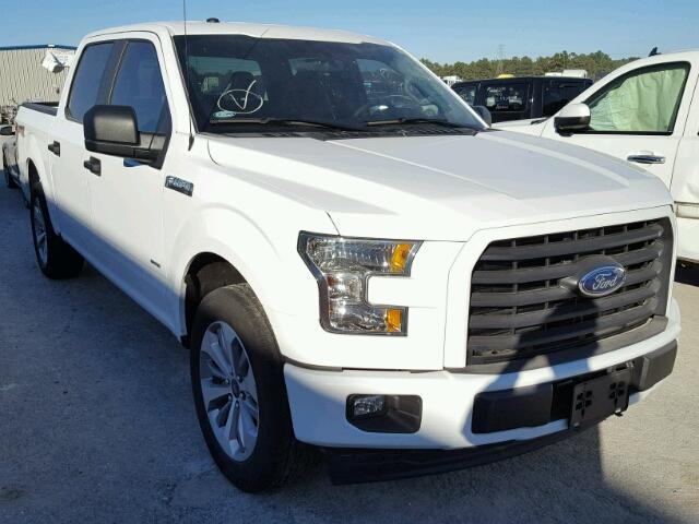 1FTEW1CP9HKE12291 - 2017 FORD F150 SUPER WHITE photo 1