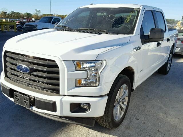 1FTEW1CP9HKE12291 - 2017 FORD F150 SUPER WHITE photo 2