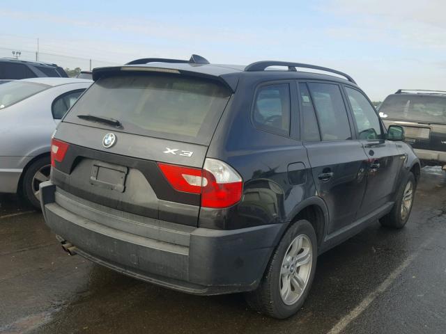 WBXPA93445WD22780 - 2005 BMW X3 3.0I BLACK photo 4