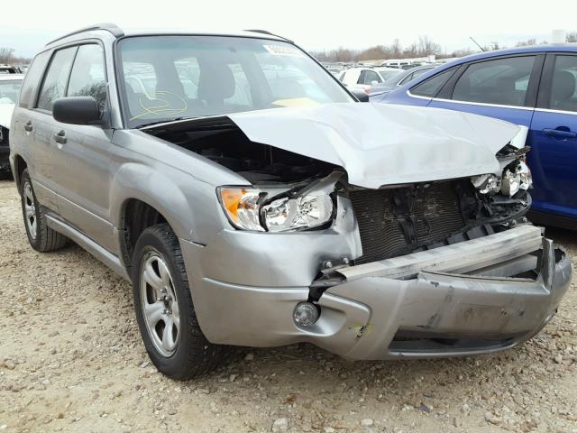 JF1SG63627H718321 - 2007 SUBARU FORESTER 2 SILVER photo 1