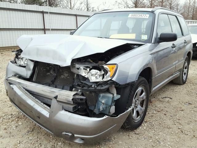 JF1SG63627H718321 - 2007 SUBARU FORESTER 2 SILVER photo 2