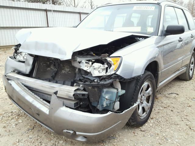 JF1SG63627H718321 - 2007 SUBARU FORESTER 2 SILVER photo 9