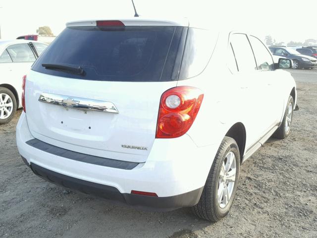 2GNALAEK5E6137999 - 2014 CHEVROLET EQUINOX LS WHITE photo 4