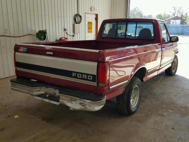 1FTEF15N8SLB82546 - 1995 FORD F150 RED photo 4