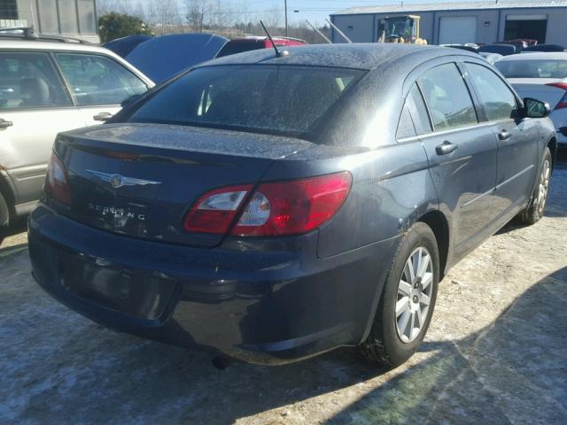 1C3LC46K77N514773 - 2007 CHRYSLER SEBRING BLUE photo 4