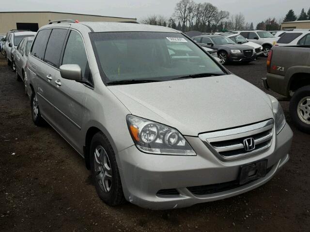 5FNRL38435B016550 - 2005 HONDA ODYSSEY EX SILVER photo 1