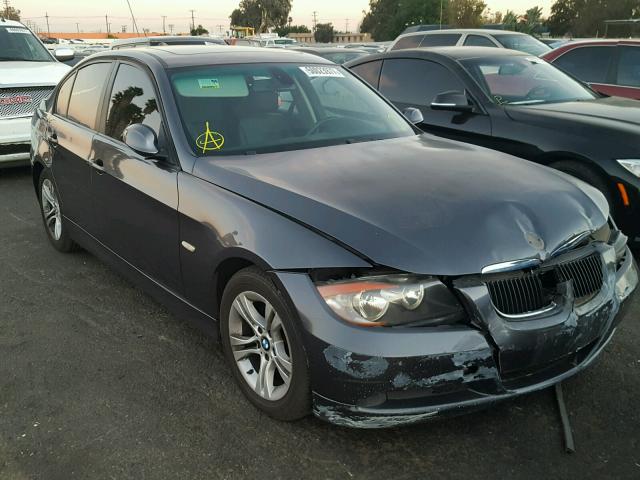 WBAVA37518NL55812 - 2008 BMW 328 I BLACK photo 1