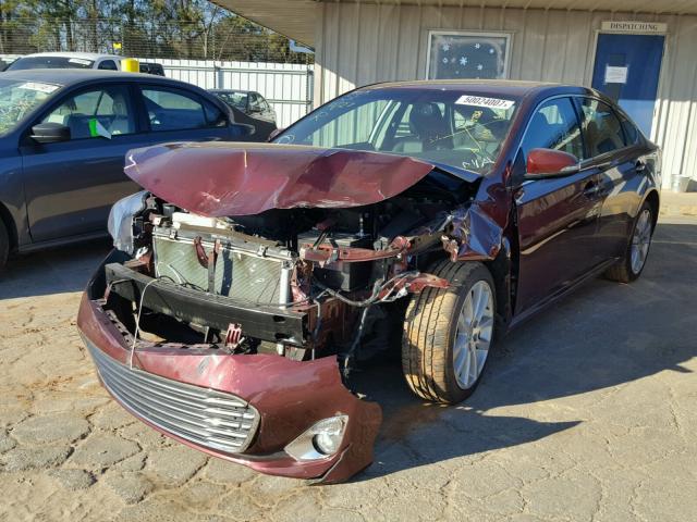 4T1BK1EB9DU068780 - 2013 TOYOTA AVALON BAS MAROON photo 2