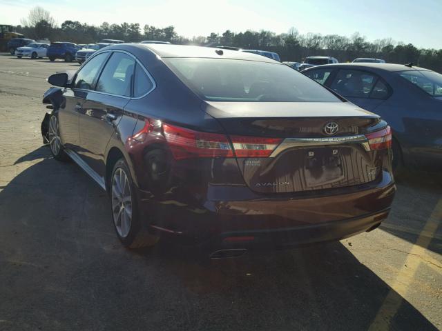 4T1BK1EB9DU068780 - 2013 TOYOTA AVALON BAS MAROON photo 3