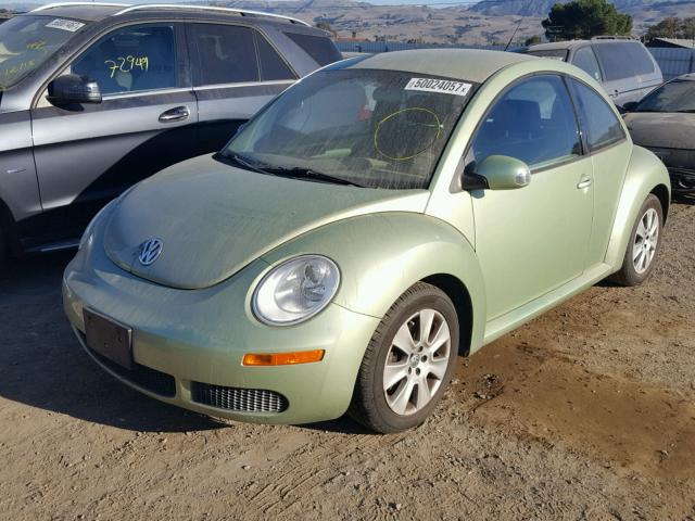 3VWPW31C68M503531 - 2008 VOLKSWAGEN NEW BEETLE GREEN photo 2