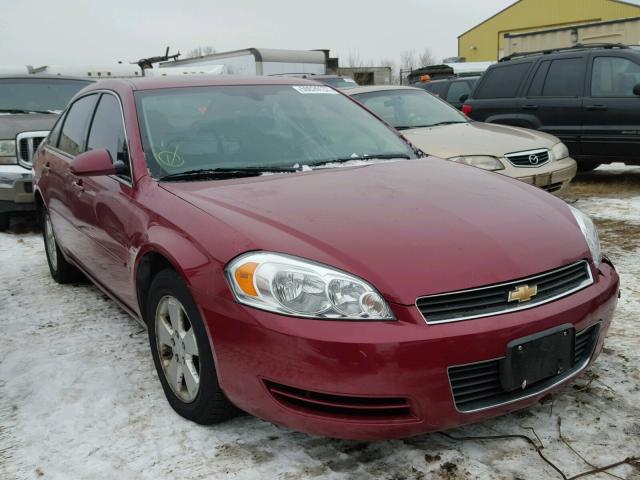 2G1WT58K969405088 - 2006 CHEVROLET IMPALA LT MAROON photo 1