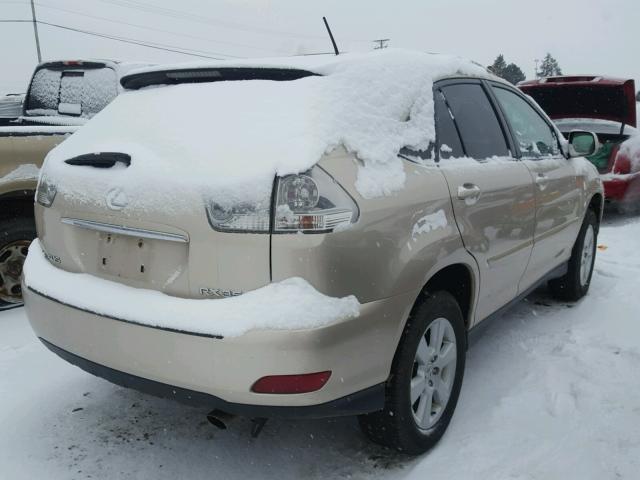 2T2HK31U17C024349 - 2007 LEXUS RX 350 GOLD photo 4