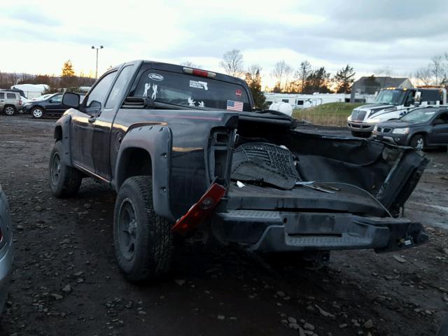 1GCDT199788107964 - 2008 CHEVROLET COLORADO BLACK photo 3