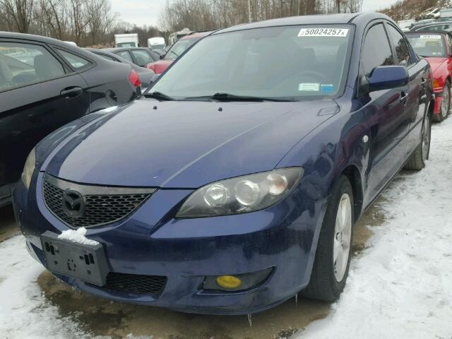 JM1BK12F251249685 - 2005 MAZDA 3 I BLUE photo 2