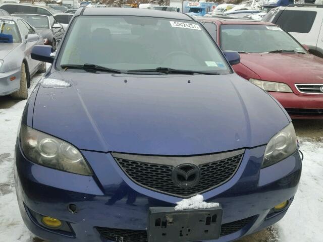 JM1BK12F251249685 - 2005 MAZDA 3 I BLUE photo 9