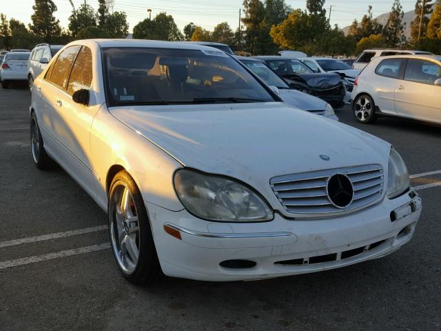 WDBNG75J5YA120652 - 2000 MERCEDES-BENZ S 500 WHITE photo 1