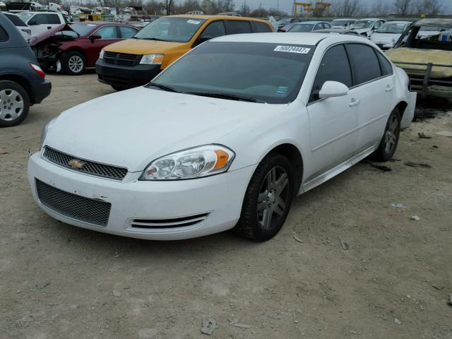 2G1WG5E34C1237081 - 2012 CHEVROLET IMPALA LT WHITE photo 2