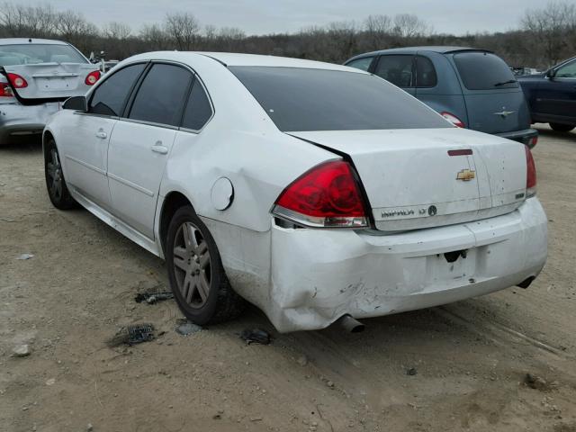 2G1WG5E34C1237081 - 2012 CHEVROLET IMPALA LT WHITE photo 3