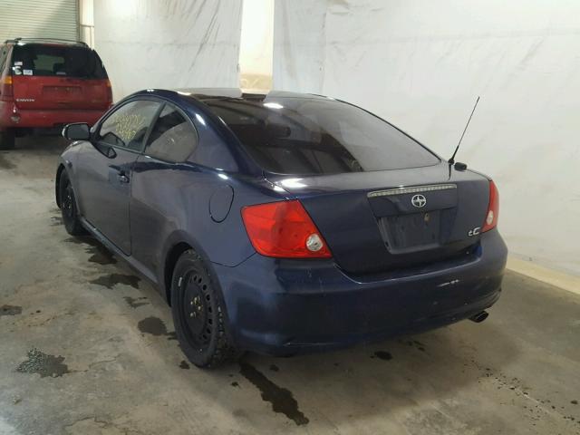 JTKDE177960073543 - 2006 TOYOTA SCION TC ლურჯი ფოტო 3