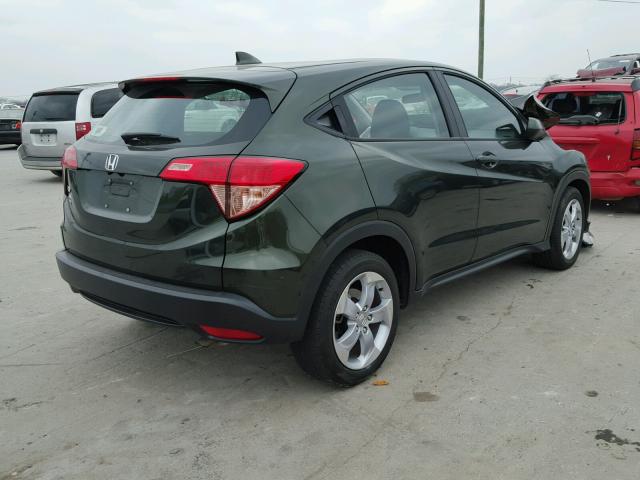 3CZRU5H31GM746224 - 2016 HONDA HR-V LX GREEN photo 4