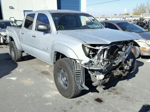 3TMKU72N76M006771 - 2006 TOYOTA TACOMA DOU SILVER photo 1