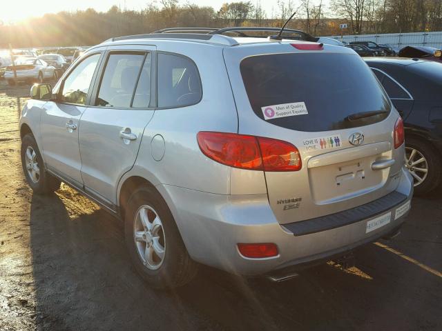 5NMSG73D37H080223 - 2007 HYUNDAI SANTA FE G GRAY photo 3