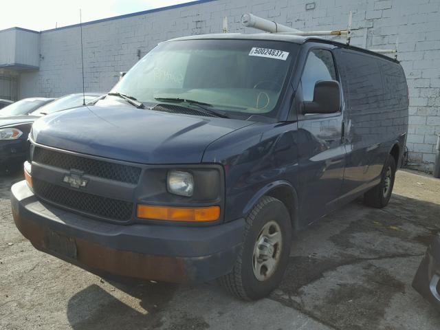 1GCFG15T561124542 - 2006 CHEVROLET EXPRESS G1 BLUE photo 2