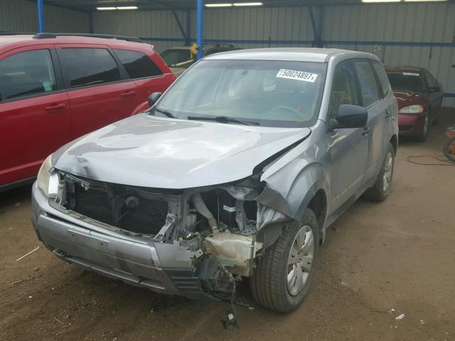JF2SH61619G728763 - 2009 SUBARU FORESTER 2 SILVER photo 2