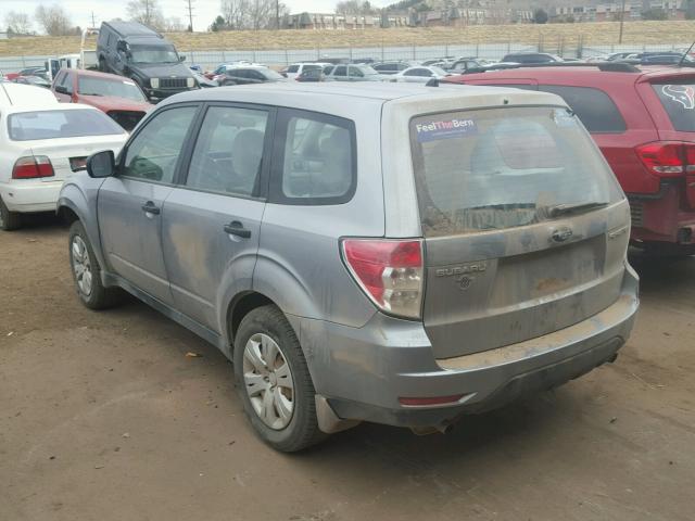 JF2SH61619G728763 - 2009 SUBARU FORESTER 2 SILVER photo 3