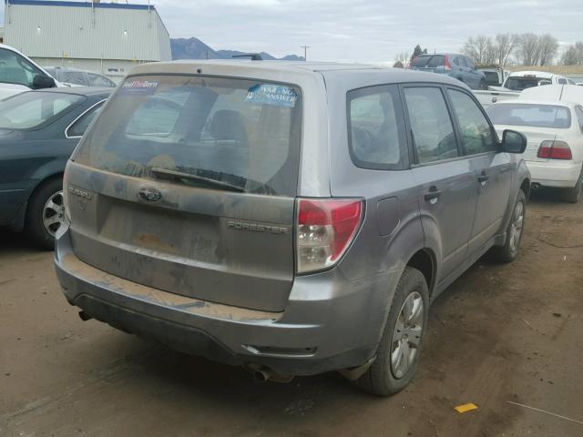 JF2SH61619G728763 - 2009 SUBARU FORESTER 2 SILVER photo 4