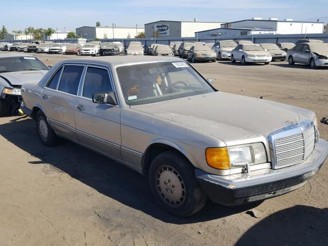 WDBCA35D7GA270465 - 1986 MERCEDES-BENZ 420 SEL GOLD photo 1