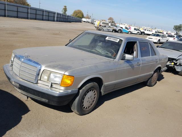 WDBCA35D7GA270465 - 1986 MERCEDES-BENZ 420 SEL GOLD photo 2