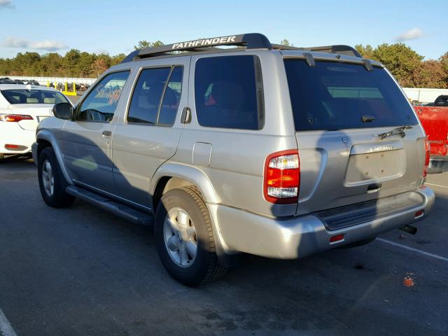 JN8DR09YX2W730616 - 2002 NISSAN PATHFINDER SILVER photo 3