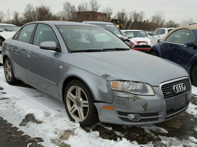 WAUDH78E86A183067 - 2006 AUDI A4 3.2 QUA GRAY photo 1