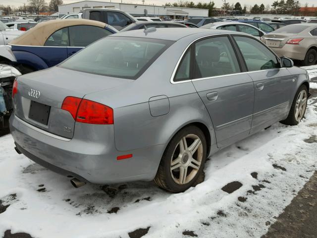 WAUDH78E86A183067 - 2006 AUDI A4 3.2 QUA GRAY photo 4