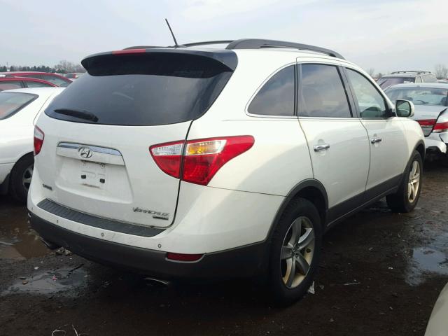 KM8NU4CC6AU121001 - 2010 HYUNDAI VERACRUZ G WHITE photo 4