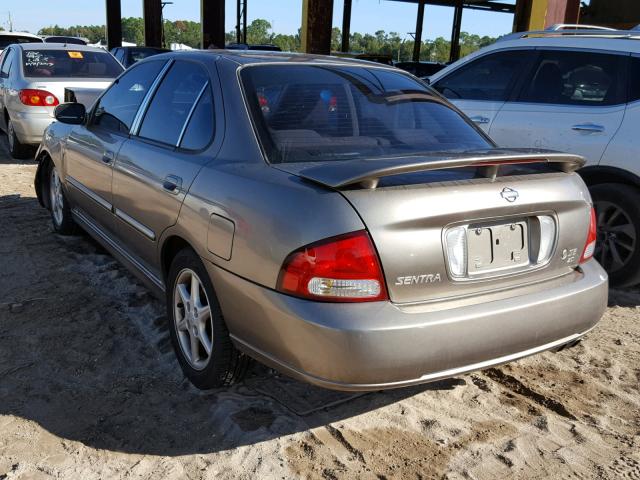 3N1BB51D6YL100901 - 2000 NISSAN SENTRA SE GRAY photo 3