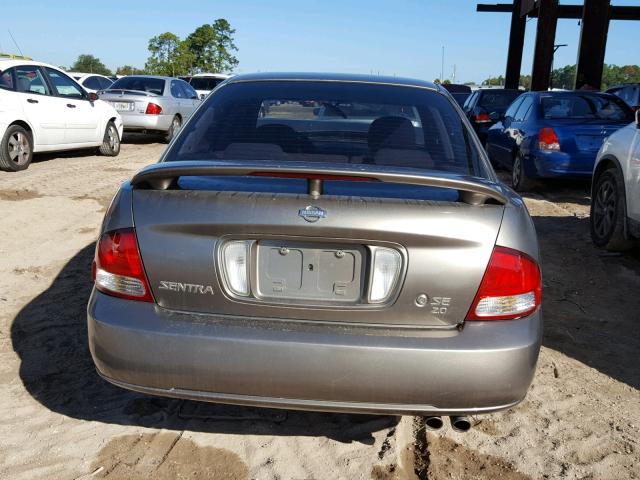 3N1BB51D6YL100901 - 2000 NISSAN SENTRA SE GRAY photo 9