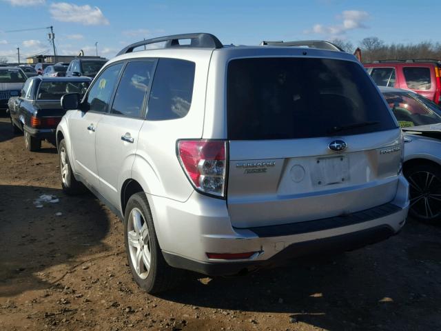 JF2SH63669H759255 - 2009 SUBARU FORESTER 2 SILVER photo 3