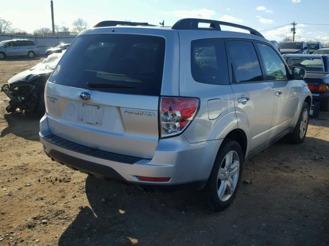 JF2SH63669H759255 - 2009 SUBARU FORESTER 2 SILVER photo 4