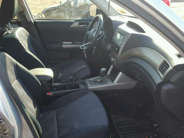 JF2SH63669H759255 - 2009 SUBARU FORESTER 2 SILVER photo 5