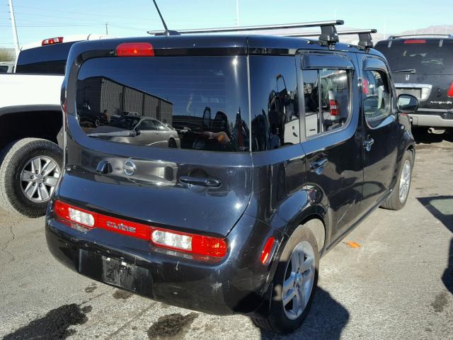 JN8AZ2KR3BT206730 - 2011 NISSAN CUBE BASE BLACK photo 4