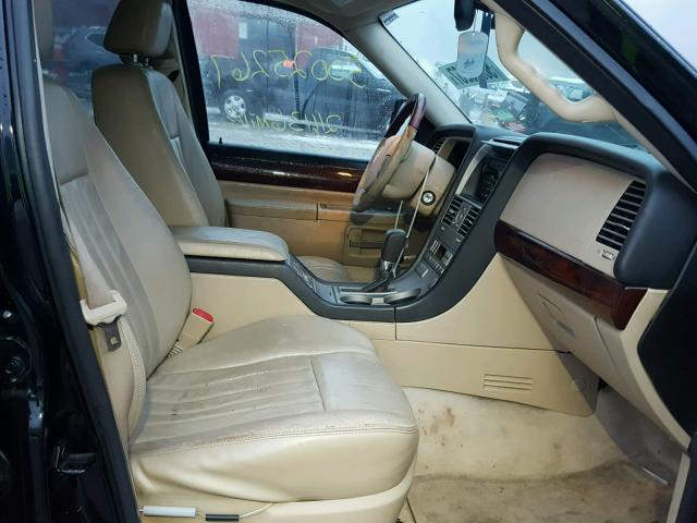 5LMEU88H65ZJ31285 - 2005 LINCOLN AVIATOR 黑色 照片 5