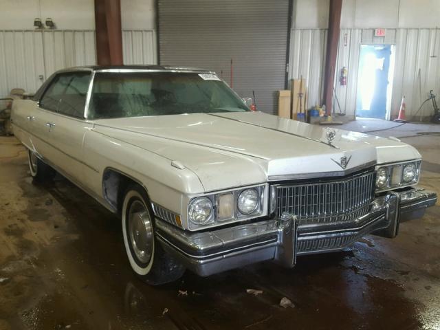 6D49R3Q152806 - 1973 CADILLAC FLEETWOOD WHITE photo 1