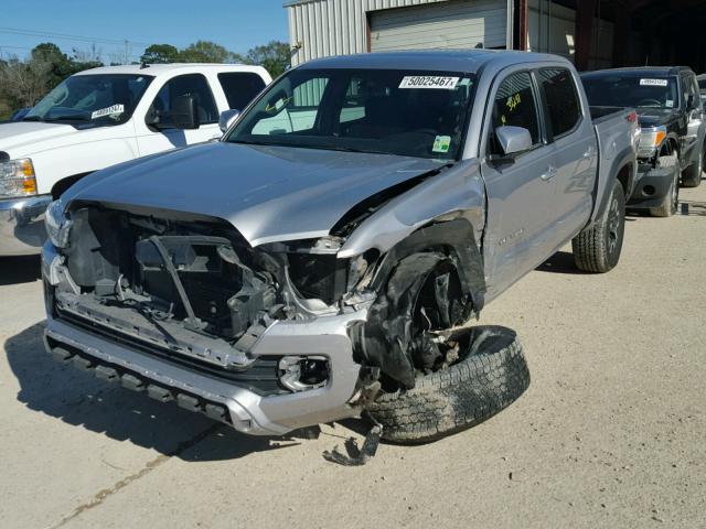 3TMCZ5AN7GM003074 - 2016 TOYOTA TACOMA DOU GRAY photo 2